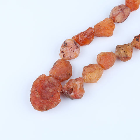 Raw Gemstone Necklaces, Natural Red Agate Gemstone Necklace, 1 Strand, 20 inch, 260g