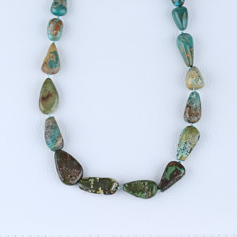 Colliers de pierres précieuses brutes, collier de colliers de pierres précieuses turquoise, collier réglable