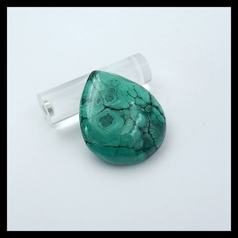 Natural Malachite Cabochon,44x37x10mm£¬30g - MyGemGarden