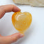 Natural Agate heart shape Cabochon, 50x45x14mm, 45g - MyGemGarden