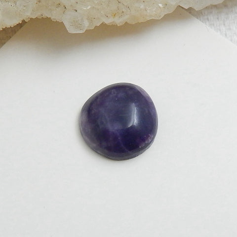 Natural Sugilite Gemstone Cabochons, 9x4mm, 1.1g - MyGemGarden