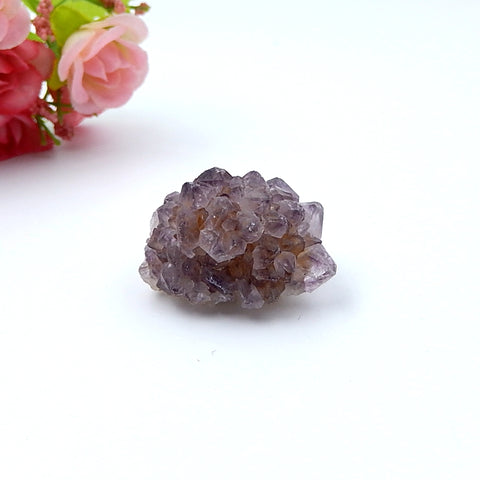 Natural Amethyst Drusy Gemstone Spicemen 33x25x23mm, 20.7g - MyGemGarden