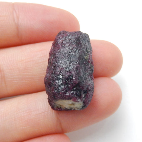 Natural Ruby Raw Material, Gemstone Rough, 23x13x12mm, 8.2g - MyGemGarden