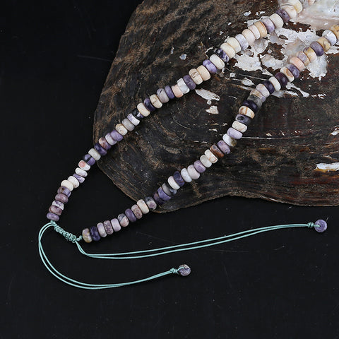 Gemstone Necklaces, Opalised Tiffany Stone Necklaces,50cm,43g