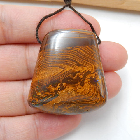 1 PC Natural Boulder Opal Pendant Bead