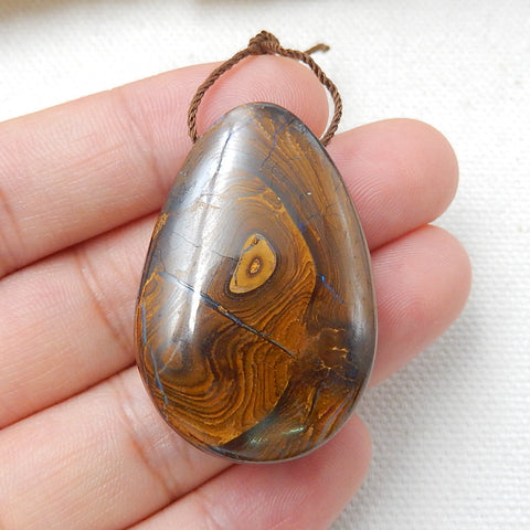 Natural Boulder Opal drop Pendant Bead