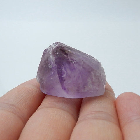 Nugget Drusy Amethyst Gemstone Cabochon, 34x20x19mm,14.9g - MyGemGarden