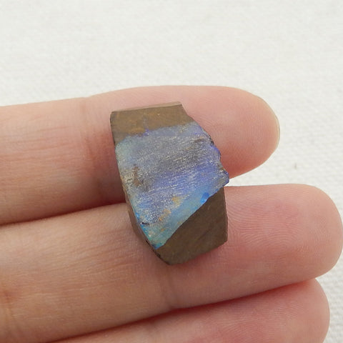 Boulder Opal Nugget Gemstone Cabochon, 20x11x11mm, 4.3g