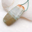 Natural Wave Jasper Pendant Bead 50X21X8mm, 19.7g