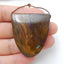 New, Natural Boulder opal Drilled Gemstone Pendant Bead, 39x34x11mm, 26g - MyGemGarden