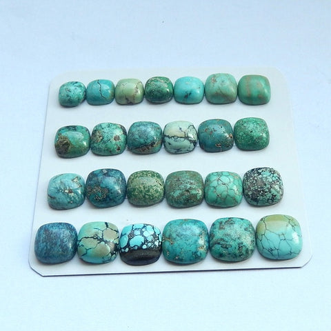 25 PCS Natural Turquoise Gemstone  Cabochon£¬10x4mm,7x3mm,10.2g - MyGemGarden