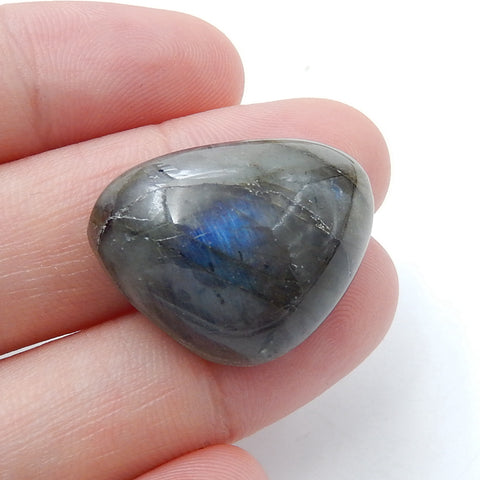 Natural Labradorite Gemstone Cabochon, 24x18x8mm, 5.1g - MyGemGarden