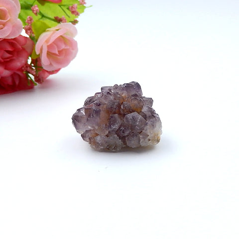 Natural Amethyst Drusy Gemstone Spicemen 33x25x23mm, 20.7g - MyGemGarden