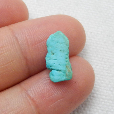 Natural stone Nugget Turquoise cabochon, 13x7x5mm, 0.5g - MyGemGarden