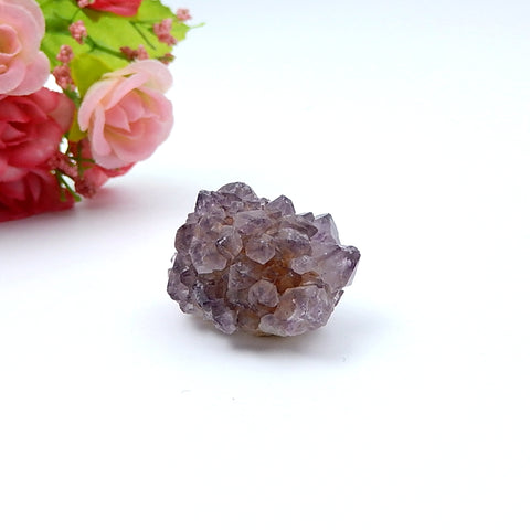 Natural Amethyst Drusy Gemstone Spicemen 33x25x23mm, 20.7g - MyGemGarden