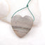 Natural Wave Jasper Pendant Bead 40X42X8mm, 21.1g