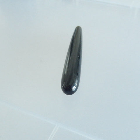 Hot Sale Obsidian Carved Pendant Bead, 56x9mm 5.9g - MyGemGarden