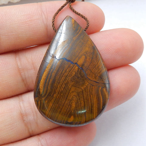 Natural Boulder Opal drop Pendant Bead