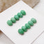 10 PCS Natural Turquoise Cabochons 6x4x3mm, 1.7g