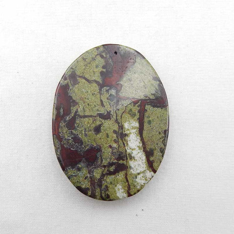 Natural Dragon Blood Stone Carved bear Pendant Bead 63x42x11mm, 59.3g