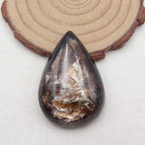 Natural Wurtzite Cabochon 40X28X10mm, 17.6g