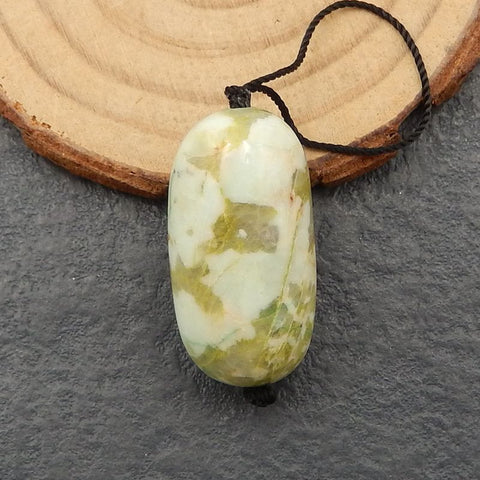 Natural Amazonite Pendant Bead 29x14x14mm, 10.5g