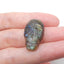 Natural Labradorite Carved skull Cabochon 24x14x8mm, 4.8g