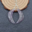 Natural Amethyst Earring Beads 33x10x4mm, 5.0g