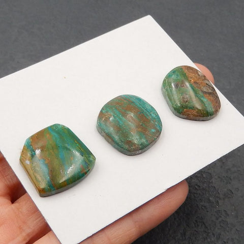 3 PCS Natural Blue Opal Cabochon 19x15x5mm, 7g