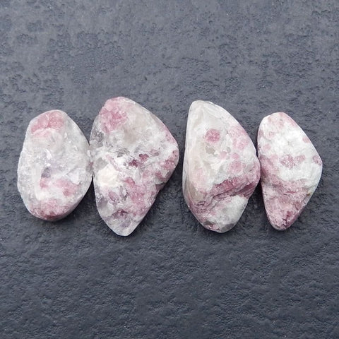 Natural Ruby Cobochons,30x19x8mm,25x13x8mm, 19.8g