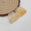 Natural Agate Earring Beads 18x18x3mm, 5.1g