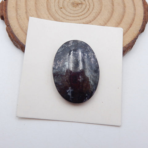 Natural Agate Cabochon 25x18x6mm, 6.1g