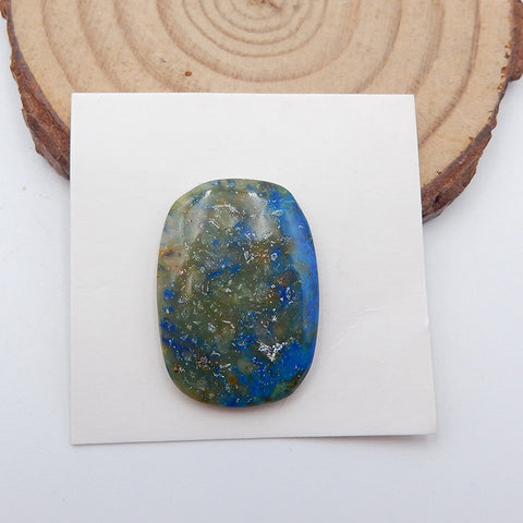 Natural Chrysocolla Cabochon 25X18X4mm, 2.8g