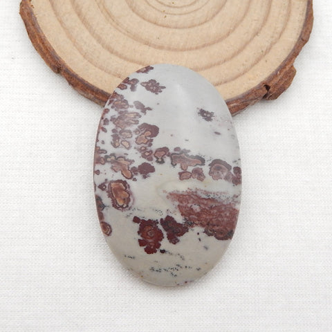 Cabochon Jaspe Chohua Naturel 45x30x7mm, 16.3g