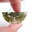 Natural Moss Agate Pendant Bead 20x40x3mm, 5.3g