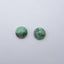 Natural Chrysocolla Cabochons Paired 10x5mm, 1.8g