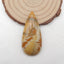 Natural Biggs Jasper Cabochon 46X21X8mm, 9.8g