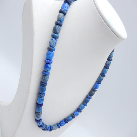 Natural Lapis Lazuli Jewelry Necklace ,Adjustable necklace.