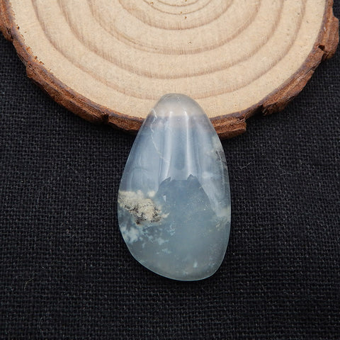 Natural Agate Cabochon 33x20x7mm, 5.3g