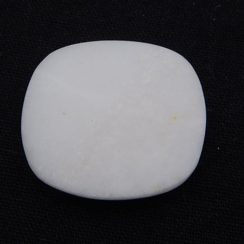 Natural And Exquisite Hand Carved White Jade Pendant Beads. 39X35X8mm, 18.8g