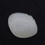 Natural White Jade Cabochon 40X36X9mm, 19.9g