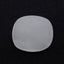 Natural White Jade Cabochon 40X36X9mm, 19.9g