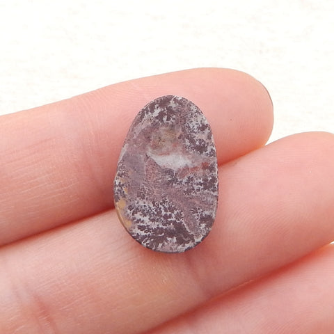 Cabochon à dos plat en jaspe Chohua naturel, 18x12x3mm, 1.3g