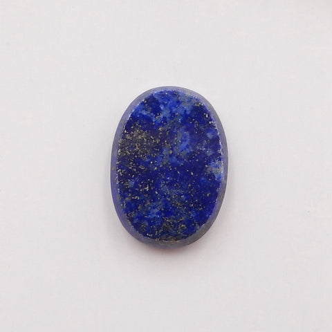 Cabochon Lapis Lazuli Bleu Ovale Naturel Dos Plat, 18x13x4mm, 1.9g