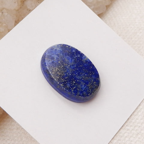 Natural Blue Lapis Lazuli Cabochon 18x13x4mm, 1.9g