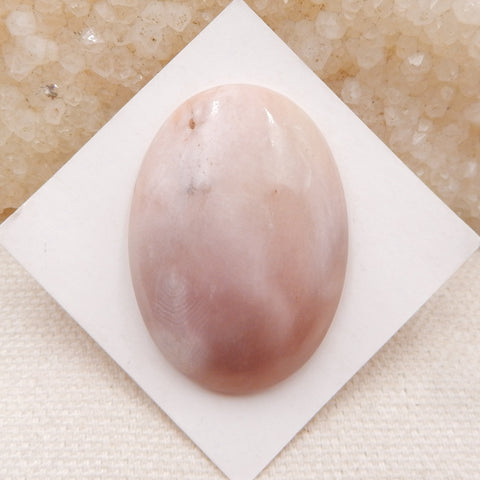 Natural Purple Agate Cabochon 35x25x6mm, 8.2g