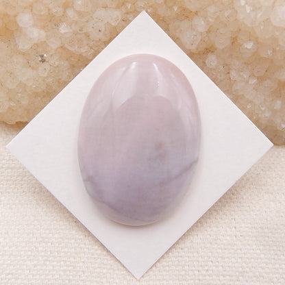 Natural Purple Agate Cabochon 35x25x6mm, 8.2g