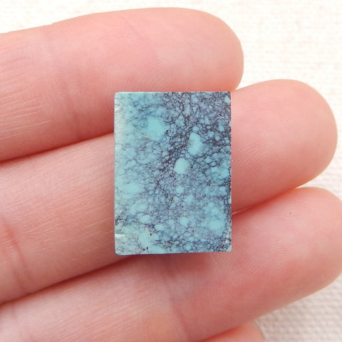 Natural Turquoise Cabochon 18x13x4mm, 1.9g