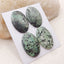 4 PCS Natural Turquoise Cabochons 29x20x3mm, 11.0g