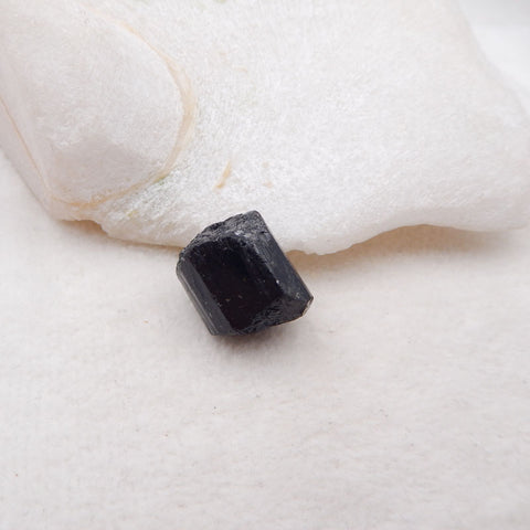 Natural Black Tourmaline Cabochon 19X16X12mm, 7.5g